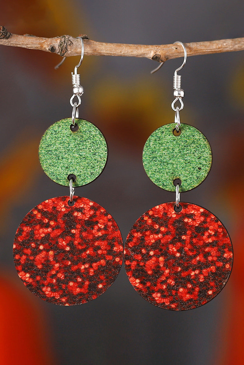 red dress green earrings The Crinkle Slip Midi Bias Dress Pea Pod / 02 / T000CP1659 main image 0