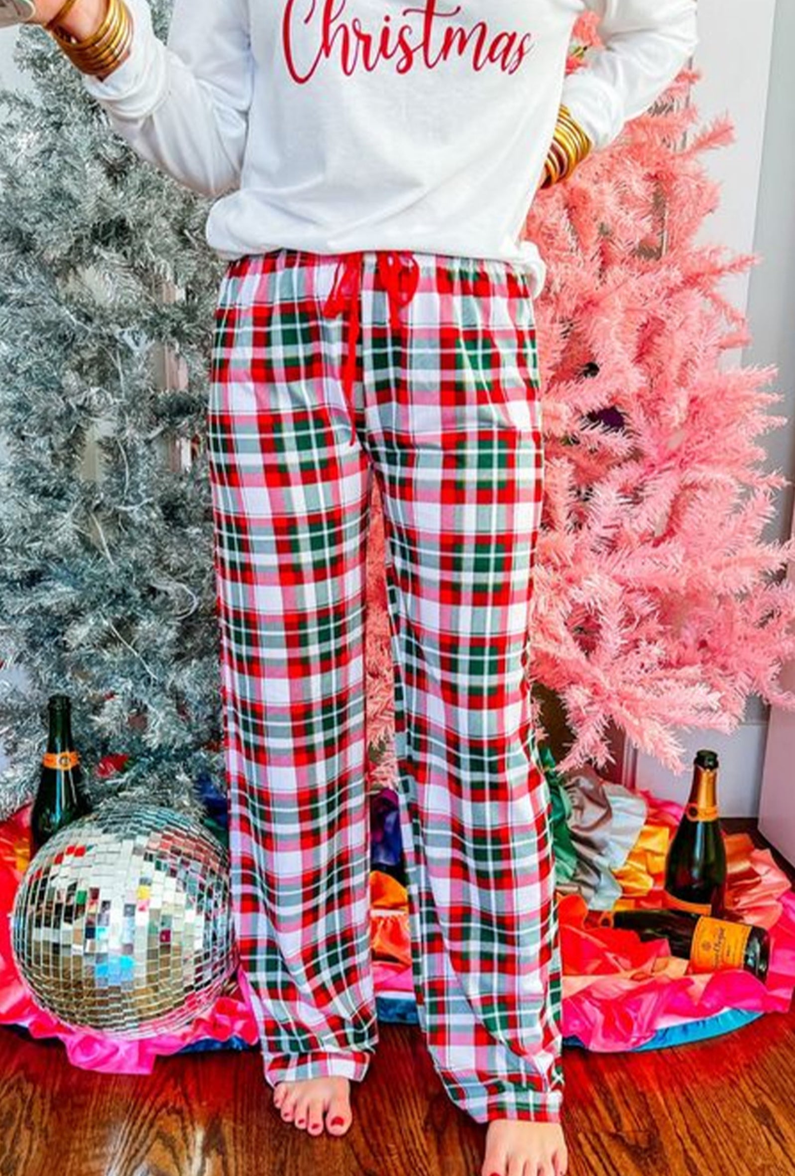 Multicolor Merry Christmas PJs