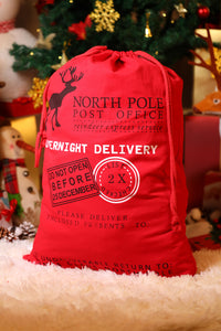Large Christmas Drawstring Gift Bag