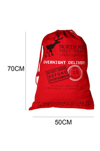 Large Christmas Drawstring Gift Bag