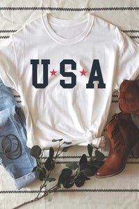 USA Star Graphic T-Shirt