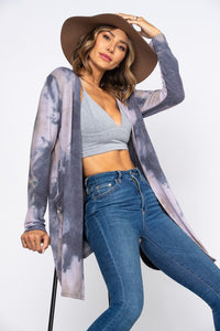 Gray Tie-Dyed