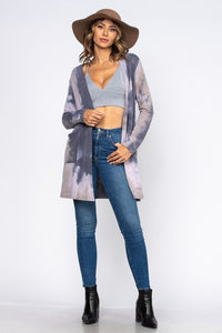 Gray Tie-Dyed