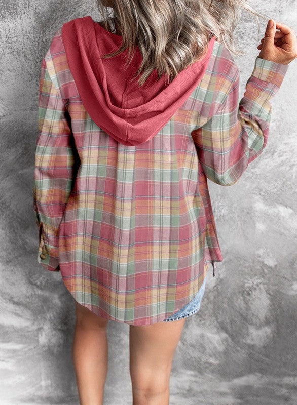 Hooded Plaid Jacket/Shirt – Wildflower Ranch Boutique