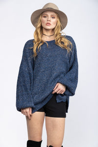 Navy Sparkle Over Sized