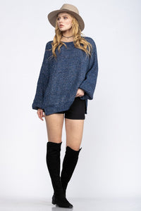 Navy Sparkle Over Sized