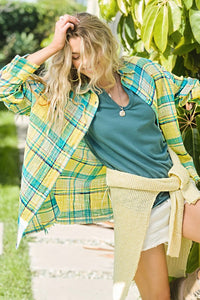 Button Down Plaid Shirt