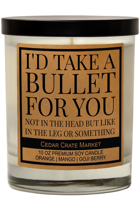 Take A Bullet Candle