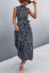 Sleeveless Leopard Print Dress
