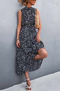 Sleeveless Leopard Print Dress